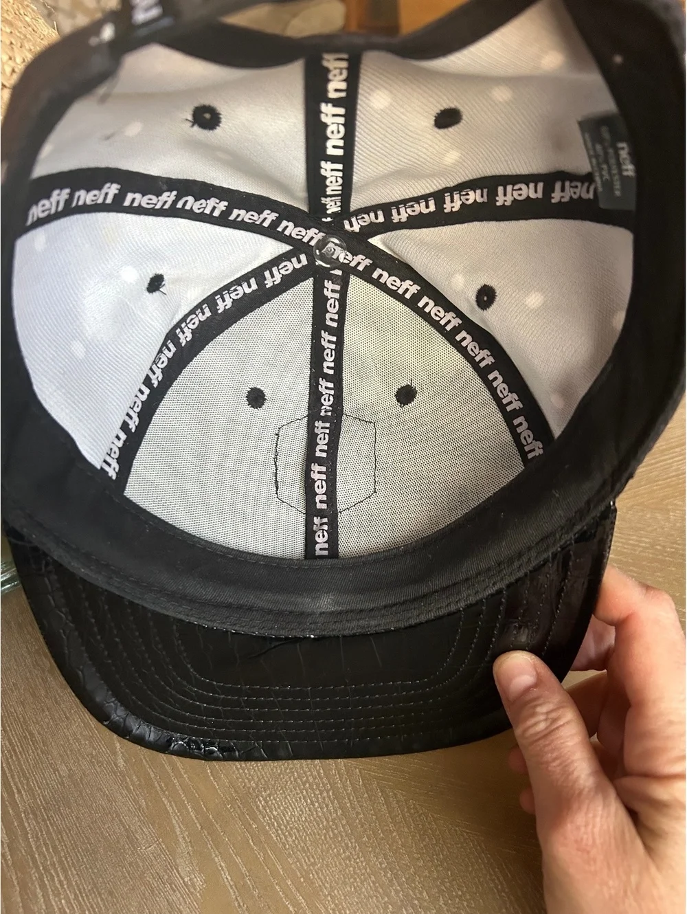 Neff ball cap gloss bill